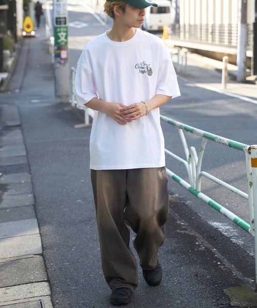 AIRWALK（エアウォーク）の「【AIRWALK】25SS新色 ワンポイントグラフィック オーバーサイズTシャツ（Tシャツ/カットソー・メンズ・ホワイト/ブラック/ネイビー/グリーン/グレー・S/M/L/XL）」の13枚目の写真