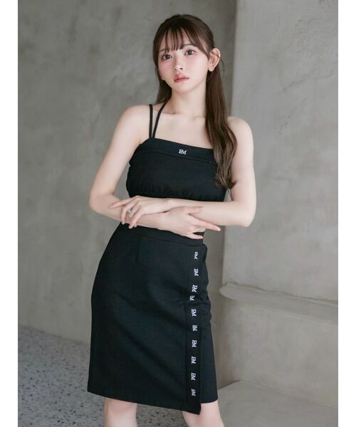 EATME（イートミー）の「ロゴベアTOP（セットアップ可能）（キャミソール・レディース・ブラック/ピンク/イエロー・FREE）」の9枚目の写真