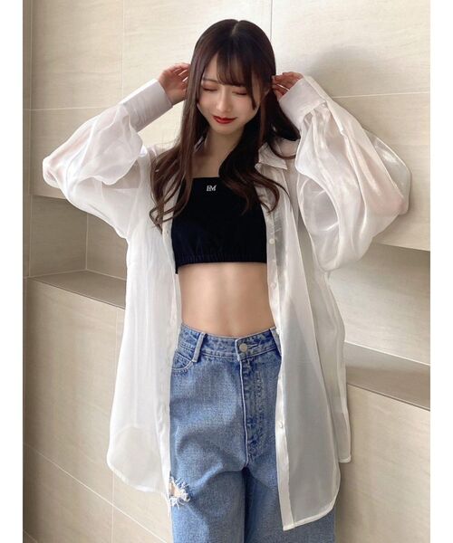 EATME（イートミー）の「ロゴベアTOP（セットアップ可能）（キャミソール・レディース・ブラック/ピンク/イエロー・FREE）」の13枚目の写真