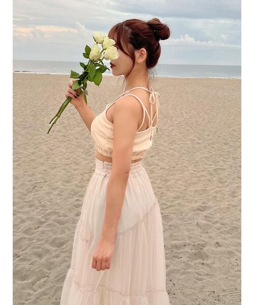 EATME（イートミー）の「ロゴベアTOP（セットアップ可能）（キャミソール・レディース・ブラック/ピンク/イエロー・FREE）」の21枚目の写真