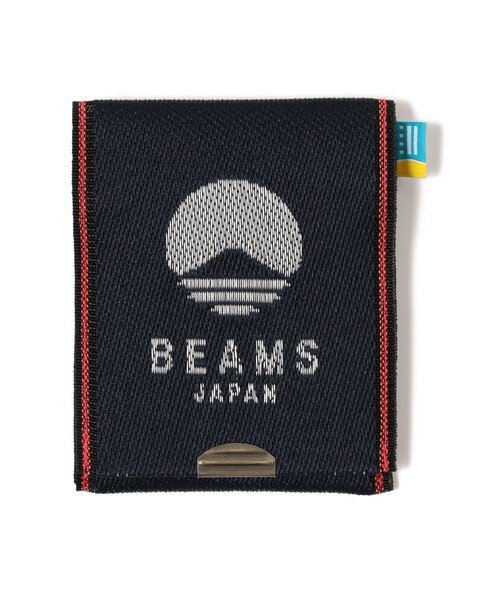 BEAMS JAPAN(ビームス ジャパン)の「高田織物 / 別注 畳べり ロゴ カード & コイン ウォレット(コインケース・メンズ・ネイビー/インディゴブルー/オレンジ・ONE SIZE)」の12枚目の写真