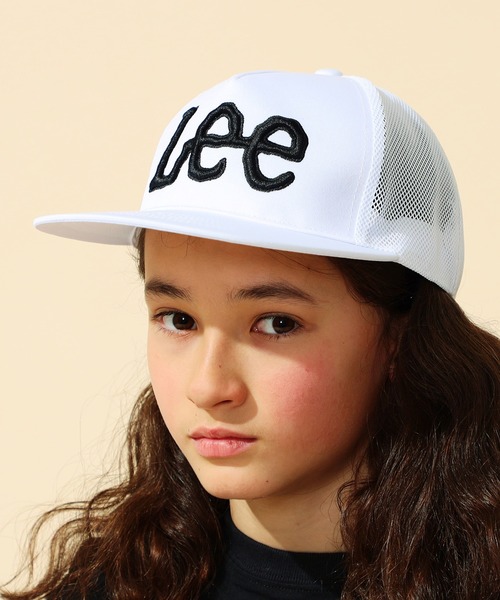 Lee（リー）の「Lee/リー【KIDS・大人】メッシュキャップ Lee立体ロゴ（キャップ・キッズ・レッド/ブラック/ホワイト・MEDIUM/SMALL）」の10枚目の写真