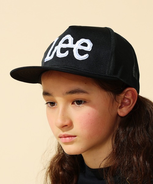 Lee（リー）の「Lee/リー【KIDS・大人】メッシュキャップ Lee立体ロゴ（キャップ・キッズ・レッド/ブラック/ホワイト・MEDIUM/SMALL）」の12枚目の写真