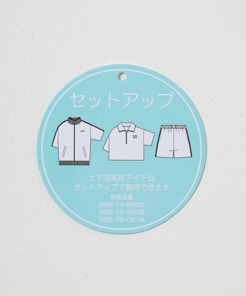 Honeys（ハニーズ）の「ハーフジップゆるトップス（Tシャツ/カットソー・レディース・アイボリー/ブラック/サックスブルー/杢グレー・SS/S/M/L/LL）」の9枚目の写真