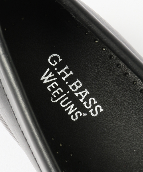 G.H.BASS（ジーエイチバス）の「G.H.BASS × JOURNAL STANDARD /  別注 LARSON MOC - RUBBER SOLE（ローファー・メンズ・ブラック・70/75/80/85/90/95/100/105）」の5枚目の写真