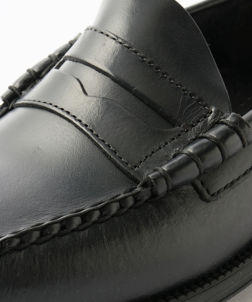 G.H.BASS（ジーエイチバス）の「G.H.BASS × JOURNAL STANDARD /  別注 LARSON MOC - RUBBER SOLE（ローファー・メンズ・ブラック・70/75/80/85/90/95/100/105）」の7枚目の写真