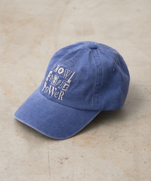 WHIMSIC キャップ 帽子 「UNISEX」ピグメントロゴキャップ