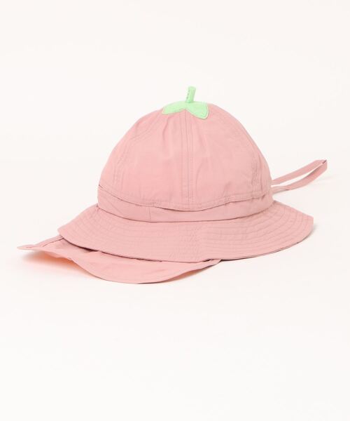 petit main（プティマイン）の「フルーツバケットハット（ハット・キッズ・ライトピンク/レッド/イエロー・46cm/48cm）」の18枚目の写真