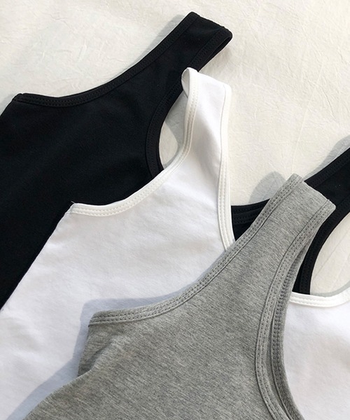IRADOWL(アイラドール)の「ショート丈タンクトップ(タンクトップ・レディース・ブラック/グレー/ホワイト・FREE)」の17枚目の写真