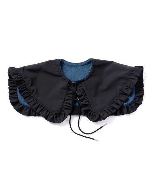 ノントーキョー PLEATS FRILL NO SLEEVE BLUE NON TOKYO ノントーキョー / REVERSIBLE POWERNET HALF SLEEVE
