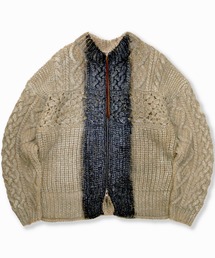 elephant TRIBAL fabrics Chaos Aran Knit　(加工あり)