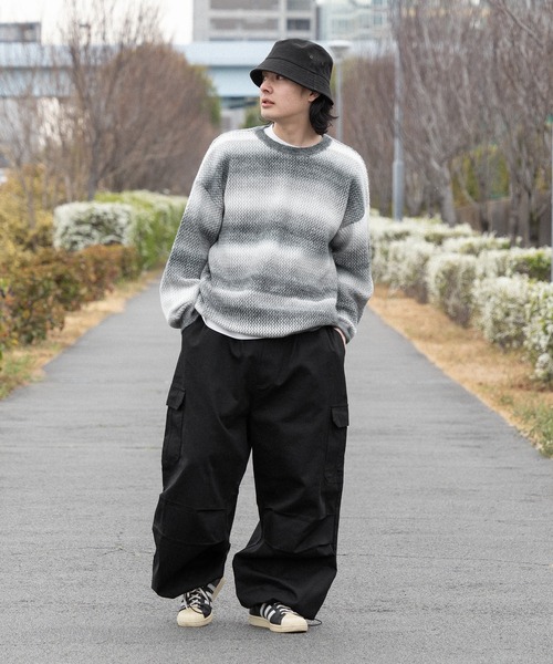 kutir(クティール)の「アソートメッシュプルオーバー(ニット/セーター・メンズ・ブラック/ネイビー/ブラック系・MEDIUM/LARGE)」の10枚目の写真