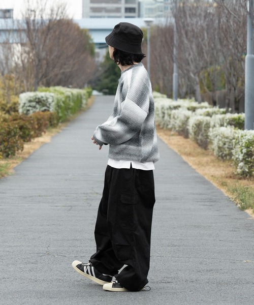 kutir(クティール)の「アソートメッシュプルオーバー(ニット/セーター・メンズ・ブラック/ネイビー/ブラック系・MEDIUM/LARGE)」の12枚目の写真