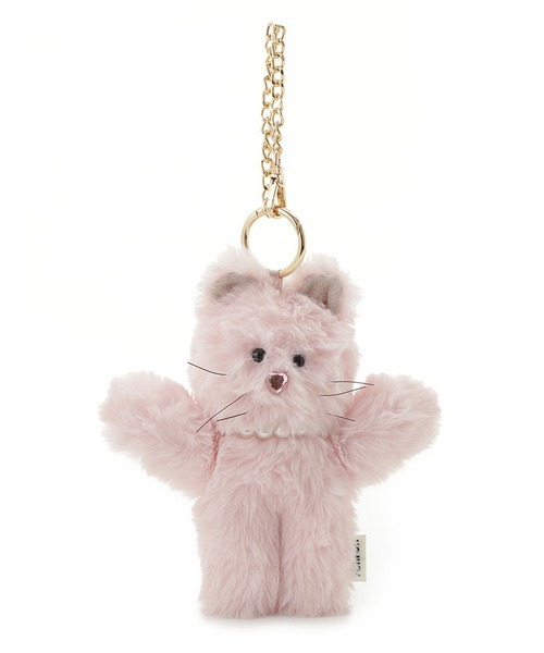 FURFUR（ファーファー）の「キャットマスコットチャーム（チャーム・レディース・サックスブルー/チャコールグレー/ホワイト/ピンク/グリーン・FREE）」の5枚目の写真