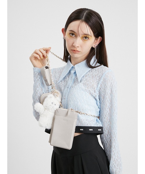 FURFUR（ファーファー）の「キャットマスコットチャーム（チャーム・レディース・サックスブルー/チャコールグレー/ホワイト/ピンク/グリーン・FREE）」の22枚目の写真