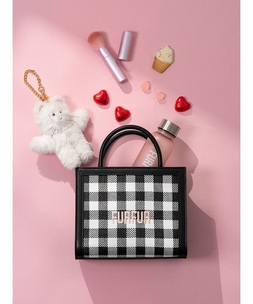 FURFUR（ファーファー）の「キャットマスコットチャーム（チャーム・レディース・サックスブルー/チャコールグレー/ホワイト/ピンク/グリーン・FREE）」の6枚目の写真