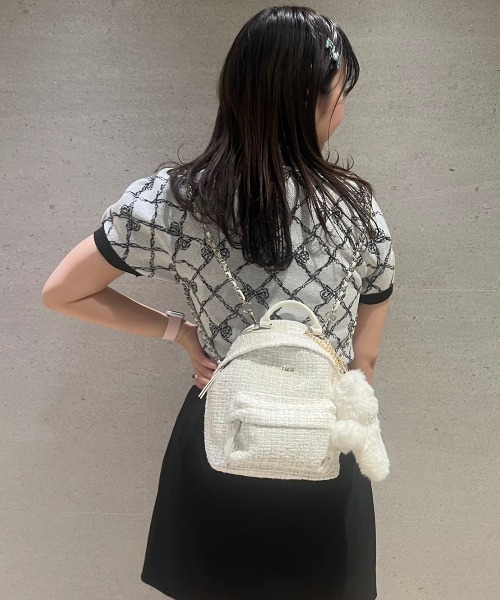 FURFUR（ファーファー）の「キャットマスコットチャーム（チャーム・レディース・サックスブルー/チャコールグレー/ホワイト/ピンク/グリーン・FREE）」の13枚目の写真