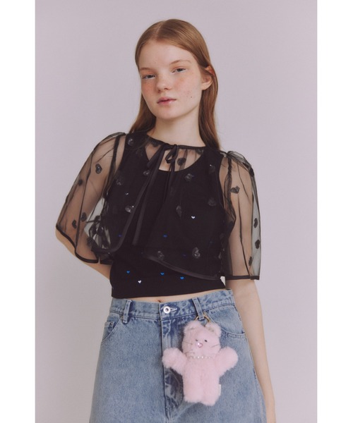 FURFUR（ファーファー）の「キャットマスコットチャーム（チャーム・レディース・サックスブルー/チャコールグレー/ホワイト/ピンク/グリーン・FREE）」の11枚目の写真