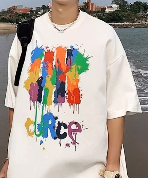 FUNALIVE(ファンアライブ)の「ヘビーウエイトストリートファッションモチーフプリントTシャツ(Tシャツ/カットソー・メンズ・ホワイト系その他3/ブラック系その他4/ブラック/ブラック系その他2/クリーム/ホワイト系その他2/ブラック系その他3/ホワイト系その他4/ブラック系その他5/ホワイト系その他5・M/L)」の1枚目の写真