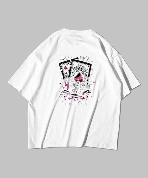 FUNALIVE(ファンアライブ)の「ヘビーウエイトストリートファッションモチーフプリントTシャツ(Tシャツ/カットソー・メンズ・ホワイト系その他3/ブラック系その他4/ブラック/ブラック系その他2/クリーム/ホワイト系その他2/ブラック系その他3/ホワイト系その他4/ブラック系その他5/ホワイト系その他5・M/L)」の4枚目の写真
