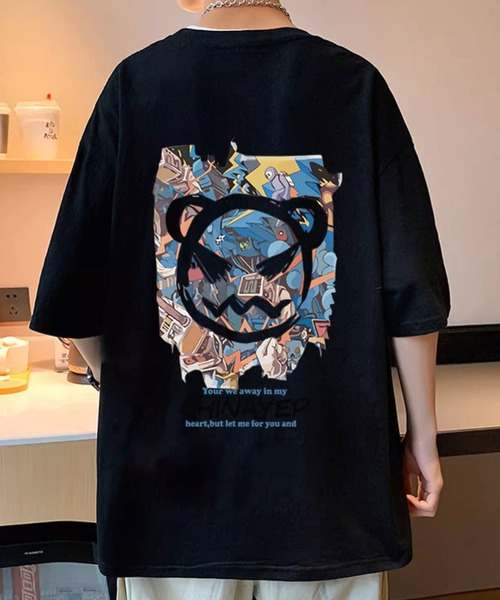 FUNALIVE(ファンアライブ)の「ヘビーウエイトストリートファッションモチーフプリントTシャツ(Tシャツ/カットソー・メンズ・ホワイト系その他3/ブラック系その他4/ブラック/ブラック系その他2/クリーム/ホワイト系その他2/ブラック系その他3/ホワイト系その他4/ブラック系その他5/ホワイト系その他5・M/L)」の14枚目の写真