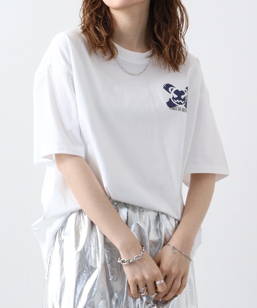FUNALIVE(ファンアライブ)の「ヘビーウエイトストリートファッションモチーフプリントTシャツ(Tシャツ/カットソー・メンズ・ホワイト系その他3/ブラック系その他4/ブラック/ブラック系その他2/クリーム/ホワイト系その他2/ブラック系その他3/ホワイト系その他4/ブラック系その他5/ホワイト系その他5・M/L)」の18枚目の写真