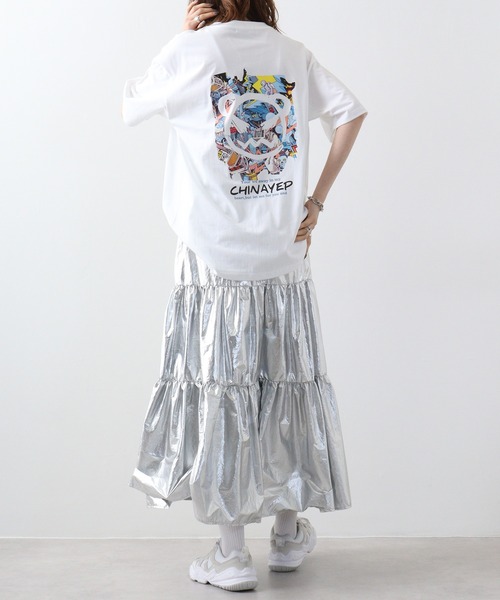 FUNALIVE(ファンアライブ)の「ヘビーウエイトストリートファッションモチーフプリントTシャツ(Tシャツ/カットソー・メンズ・ホワイト系その他3/ブラック系その他4/ブラック/ブラック系その他2/クリーム/ホワイト系その他2/ブラック系その他3/ホワイト系その他4/ブラック系その他5/ホワイト系その他5・M/L)」の17枚目の写真
