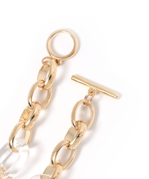 saloon（サルーン）の「SALOON(サルーン)/　チェーンクリアブレスレット（ブレスレット・レディース・その他2・FREE）」の3枚目の写真