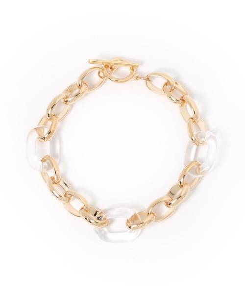 saloon（サルーン）の「SALOON(サルーン)/　チェーンクリアブレスレット（ブレスレット・レディース・その他2・FREE）」の2枚目の写真