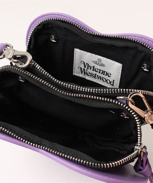 Vivienne Westwood(ヴィヴィアンウエストウッド)の「LOUISE HEART CROSSBODY(ショルダーバッグ・レディース・パープル・FREE)」の4枚目の写真