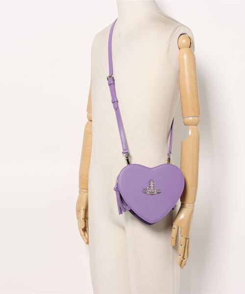 Vivienne Westwood(ヴィヴィアンウエストウッド)の「LOUISE HEART CROSSBODY(ショルダーバッグ・レディース・パープル・FREE)」の5枚目の写真