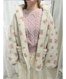 リボンたくさんニットプルオーバー