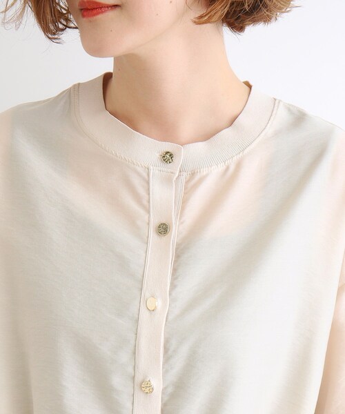 grove（グローブ）の「◆布帛コンビニットカーディガン（カーディガン/ボレロ・レディース・カーキ/ブラック/アイボリー・04/03/02/01/05）」の22枚目の写真