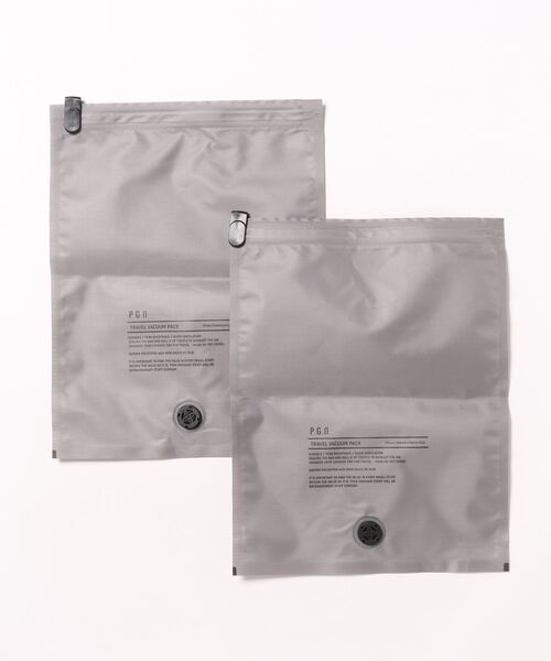 POST GENERAL（ポストジェネラル）の「【POST GENERAL/ポストジェネラル】トラベルバキューム パック S PACK2 /#P/G 065（エコバッグ/サブバッグ・メンズ・グレー・FREE）」の3枚目の写真