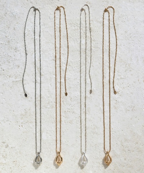 GOLDY(ゴールディ)の「ドロップ ライン メタル ロング ネックレス(ネックレス・レディース・ゴールド/シルバー系その他/ゴールド系その他/シルバー・FREE)」の6枚目の写真