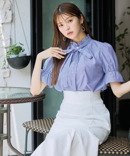 SWINGLE（スウィングル）の「切替デニムマーメイドスカート（スカート