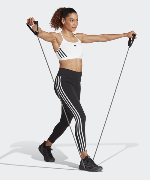 関送込*adidas*トレーニング ストレングス ライトサポート ブラ Aeroreact トレーニング ライトサポート スリーストライプスブラ