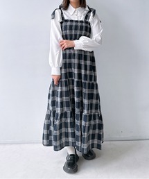 ◎2WAYリボンティアードキャミワンピース