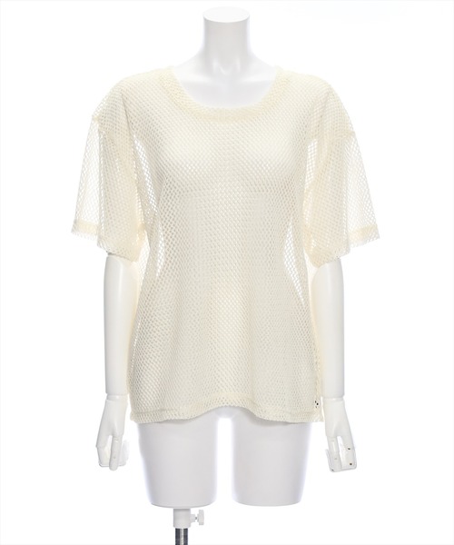 clear（クリア）の「ロング丈メッシュトップス［大人 カジュアル レイヤード］≪再入荷≫（Tシャツ/カットソー・レディース・グリーン/ピンク/ブラック/アイボリー・F）」の22枚目の写真