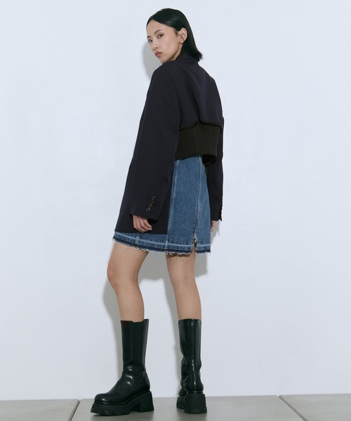 TOGA(トーガ)の「【TOGA PULLA/トーガプルラ】OX jacket/ジャケット(テーラードジャケット・レディース・ネイビー・36/38)」の7枚目の写真