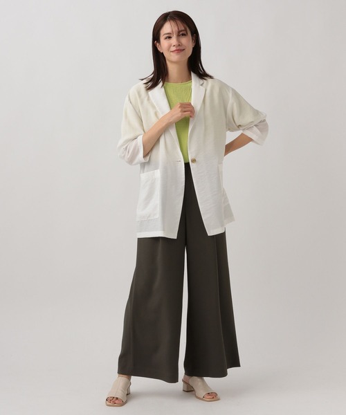 Elura（エルーラ）の「ふくれゆるプルオーバー/131557（Tシャツ/カットソー・レディース・オフホワイト/ブラック/イエロー・FREE）」の15枚目の写真