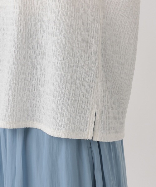 Elura（エルーラ）の「ふくれゆるプルオーバー/131557（Tシャツ/カットソー・レディース・オフホワイト/ブラック/イエロー・FREE）」の8枚目の写真