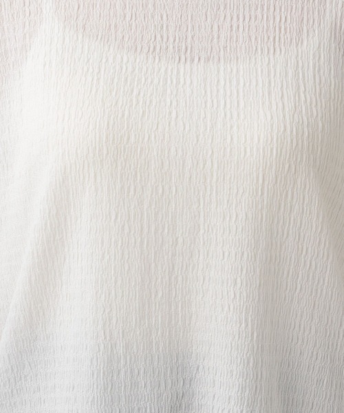 Elura（エルーラ）の「ふくれゆるプルオーバー/131557（Tシャツ/カットソー・レディース・オフホワイト/ブラック/イエロー・FREE）」の6枚目の写真