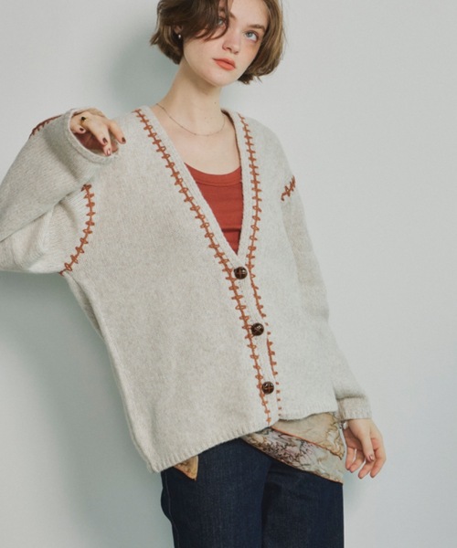 ブランケットニットカーディガン CREDONA（クレドナ） カーディガン 「Nepal」 BLANKET KNIT JACKET