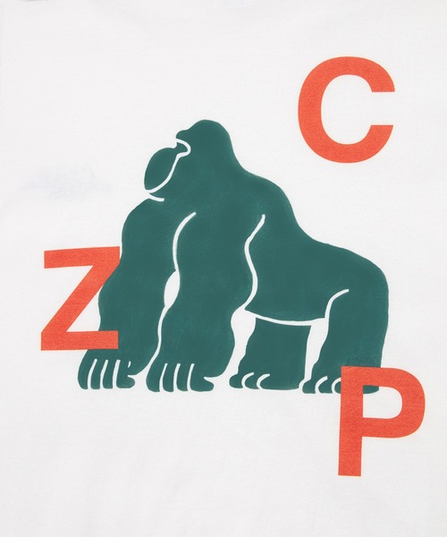 ZOZO（ゾゾ）の「【千葉市動物公園×ZOZO】アニマルキッズTシャツ（Tシャツ/カットソー・キッズ・ブラック/グレー/ホワイト×グリーン/ホワイト×ピンク・90/110/130）」の7枚目の写真