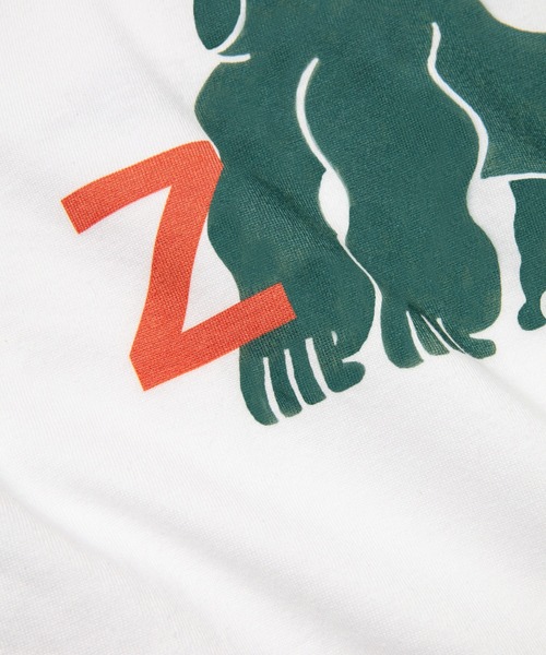 ZOZO（ゾゾ）の「【千葉市動物公園×ZOZO】アニマルキッズTシャツ（Tシャツ/カットソー・キッズ・ブラック/グレー/ホワイト×グリーン/ホワイト×ピンク・90/110/130）」の8枚目の写真