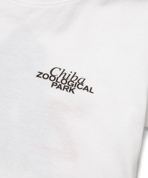 ZOZO（ゾゾ）の「【千葉市動物公園×ZOZO】アニマルキッズTシャツ（Tシャツ/カットソー・キッズ・ブラック/グレー/ホワイト×グリーン/ホワイト×ピンク・90/110/130）」の6枚目の写真