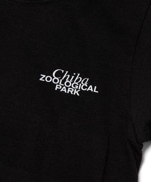 ZOZO（ゾゾ）の「【千葉市動物公園×ZOZO】アニマルキッズTシャツ（Tシャツ/カットソー・キッズ・ブラック/グレー/ホワイト×グリーン/ホワイト×ピンク・90/110/130）」の12枚目の写真