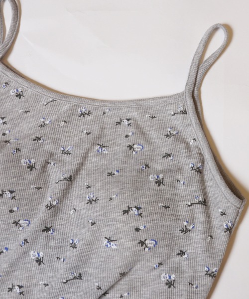 coca(coca)(コカ)の「【WEB限定セール】カップ付き花柄キャミワンピース(ワンピース・レディース・ブラック/グレー・L/M)」の13枚目の写真