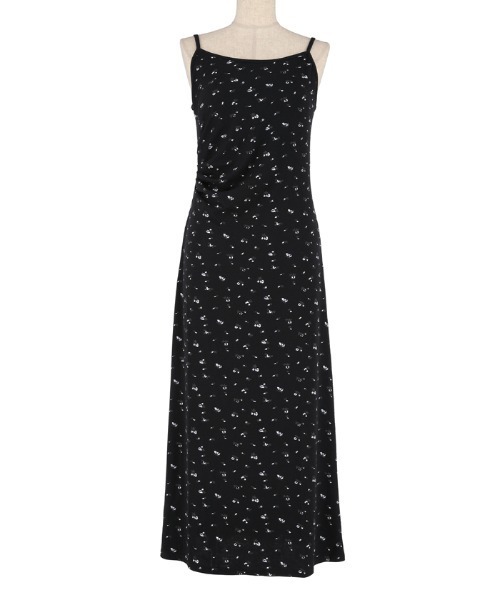 coca(coca)(コカ)の「【WEB限定セール】カップ付き花柄キャミワンピース(ワンピース・レディース・ブラック/グレー・L/M)」の16枚目の写真